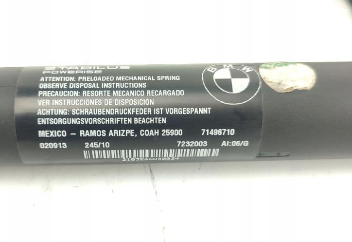 BMW X3 F25 71496710 Vzpera piest kufra lavy