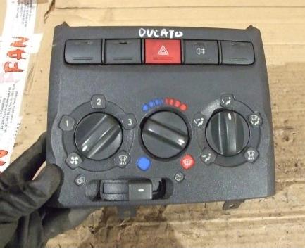 FIAT DUCATO Panel ovládania kúrenia  (Prepínače, spínače, tlačidlá a ovládače kúrenia)