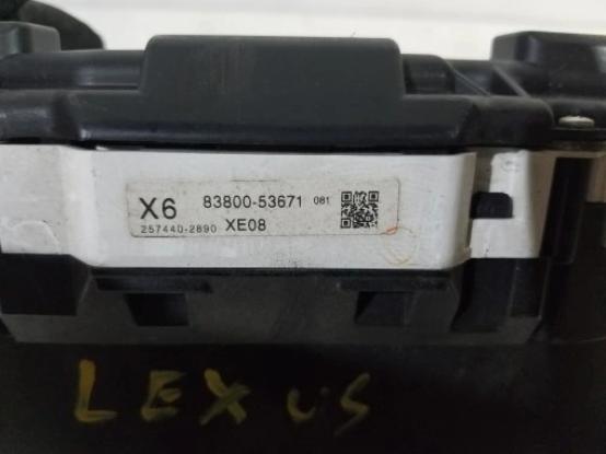 LEXUS IS 220 II Prístrojová doska 83800-53671