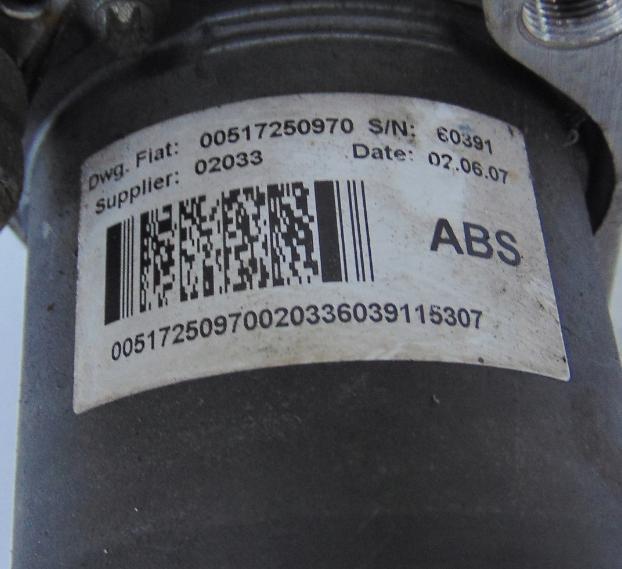 FIAT DUCATO BOXER  pumpa ABS 0265800461 (Pumpy brzdové)