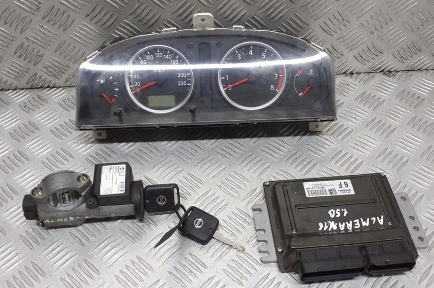 Nissan Almera N16 2000-2006 1.5 16V - 98 HP manual 72 kW 1497 cm3 Prístrojovka MEC32-211 BN913 28590C9965