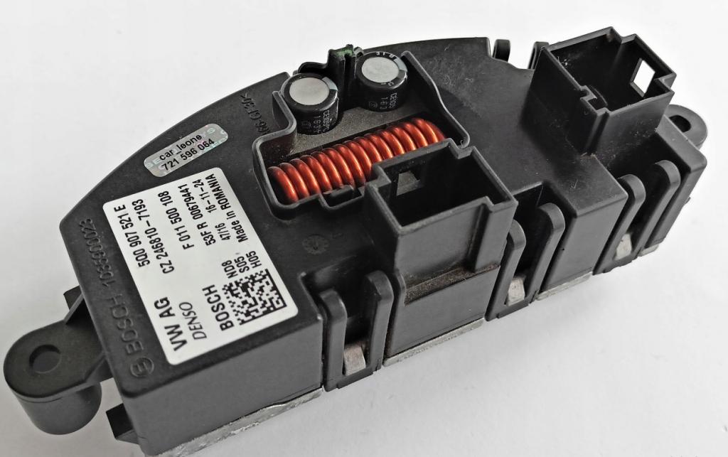 VW GOLF VII (5G1, BQ1, BE1, BE2) 2012 - 2022 1.4 TSI 90 kW 2012 - 2022 Odpor, rezistor kúrenia vzduchu 5Q0907521E