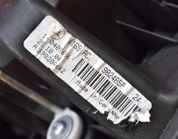 MERCEDES B W245 ventylator kurenia A1698200642