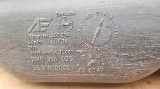 VW SHARAN LIFT DIESEL Palivová nádrž 7M0201075