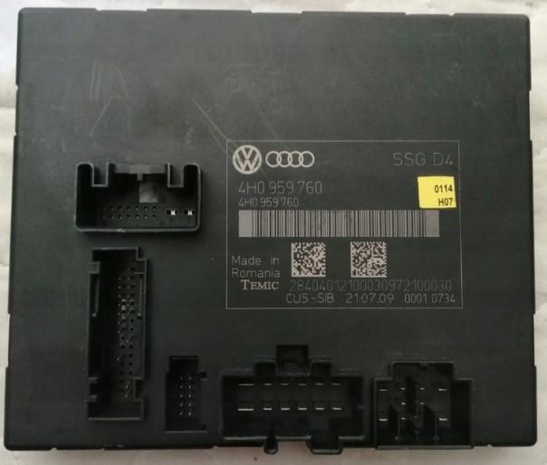 Audi A8 2010 riadiaca jednotka Sedadlo: 4H0959760 