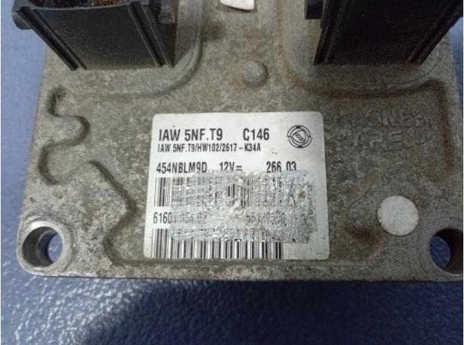 FIAT STILO 1.6 16V 103KM Riadiaca jednotka - štartovací komplet IAW5NFT9