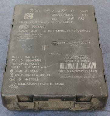 VW PASSAT B8 Variant (3G5, CB5) 2014 - 2022 2.0 TDI 4motion 176 kW 2014 Modul Riadiaca jednotka KESSY 3Q0959435G