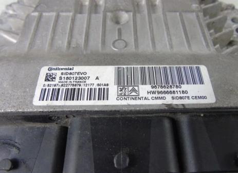 CITROEN C4 II 1.6 HDI  Riadiaca jednotka motora 9678628780