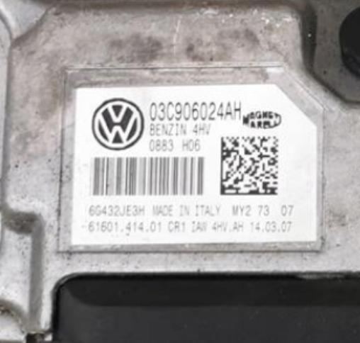 VW GOLF V  1.4 16V  Riadiaca jednotka Motora 03C906024AH