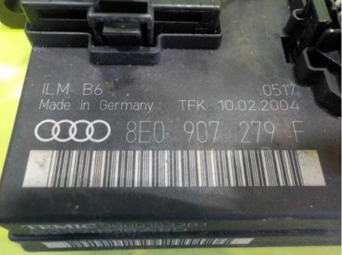 AUDI A4 B6 1.8 B 04r Modul riadiaca jednotka svetiel 8E0907279F