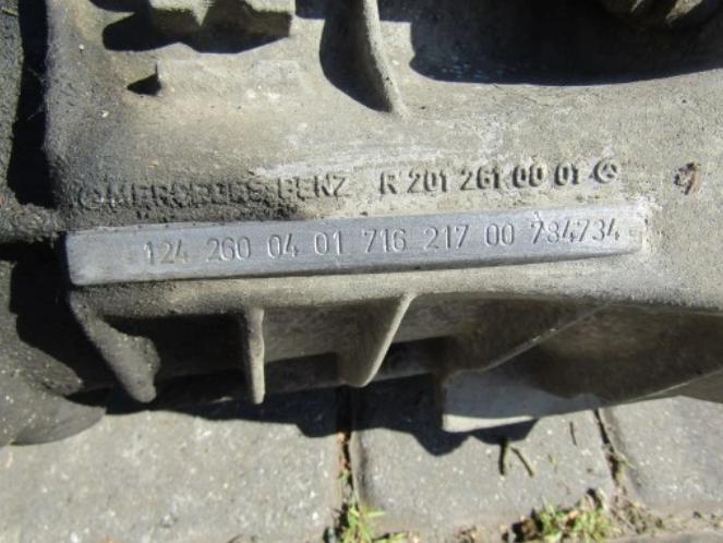 MERCEDES W124 190 1.8 2.0 2.3 Prevodovka manuálna 1242600401 716217