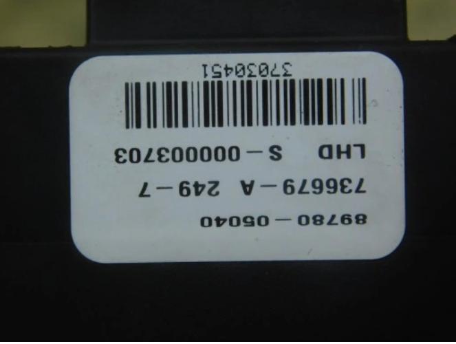 Toyota Avensis T25 Štartovacia zostava + riadiaca jednotka motora 89661-05A52