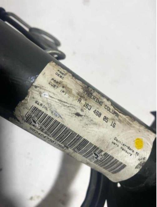 MERCEDES W163 ML Spínacia skrinka + kľúč + tyč volantu A1634600516