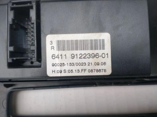 BMW E60 Panel klimatizácie 9122396-01