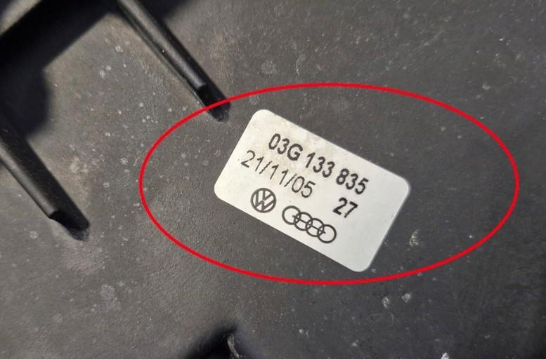 Seat Exeo 2.0 TDI 143 HP manual 105 kW 1968 cm3 Obal filtra vzduchu 03G133837