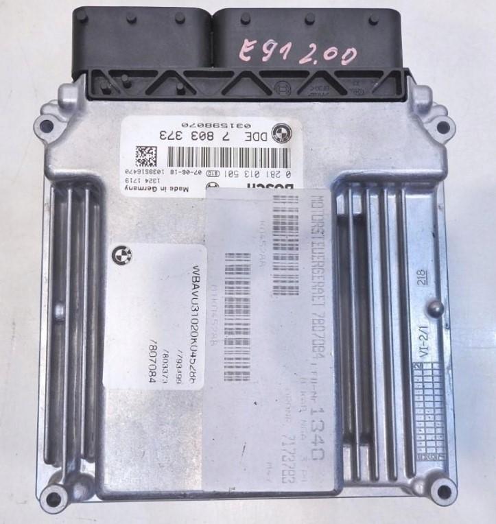 Bmw 3 e90 2005-2013 2.0d 163 HP automatic 120 kW 1995 cm3 Jednotka riadiaca 7803373 0281013501 6943834 5WK49513CBR