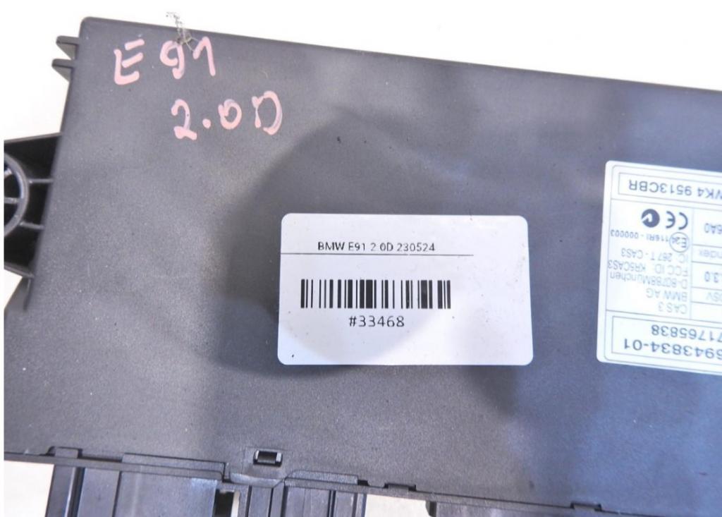 Bmw 3 e90 2005-2013 2.0d 163 HP automatic 120 kW 1995 cm3 Jednotka riadiaca 7803373 0281013501 6943834 5WK49513CBR