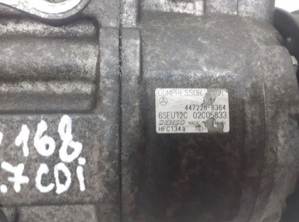 MERCEDES W168 1.7 CDI Kompresor klimatizácie A0002307911 447220-8364
