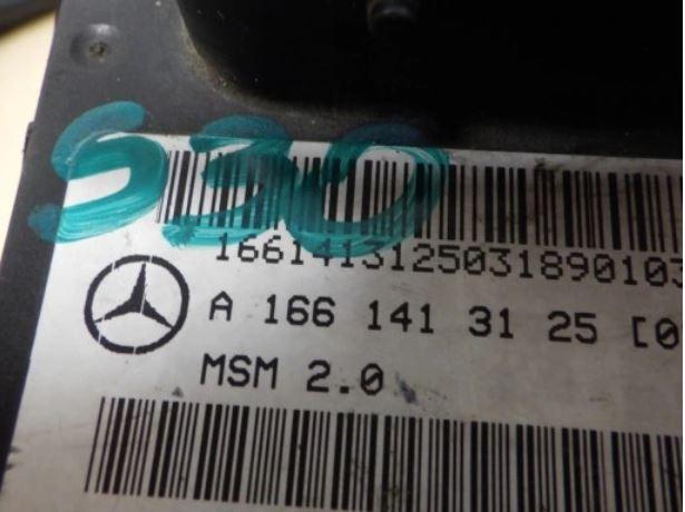 MERCEDES-BENZ KLASA A W168 Škrtiaca klapka A1661413125