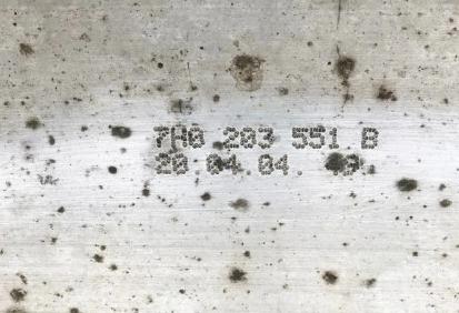 VW Transporter T5 chladič paliva 7H0203551B