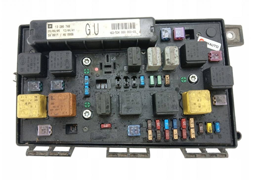 OPEL ASTRA H (2004-2006) poistkova skrinka 13206748