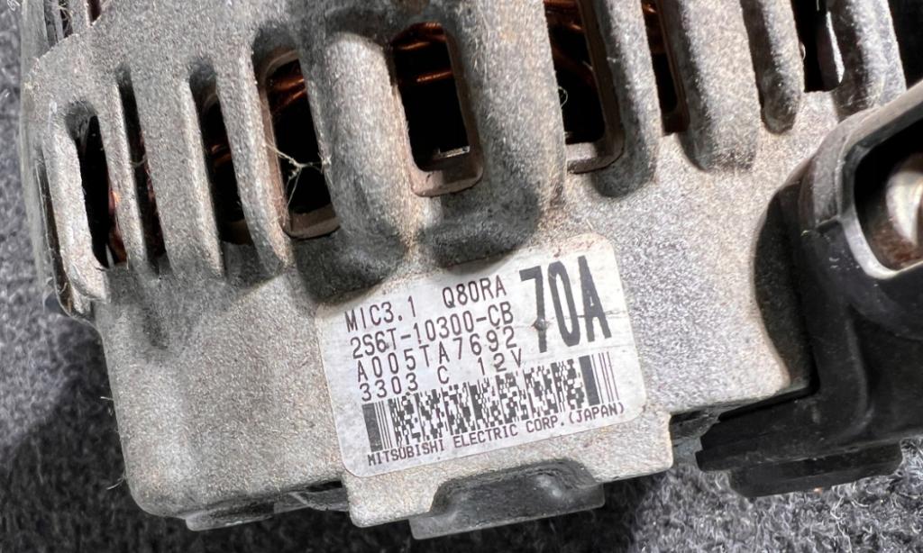 Mazda 2 I 2003-2007 1.4 16v 80 HP manual 59 kW 1388 cm3 Alternator A005TA7692