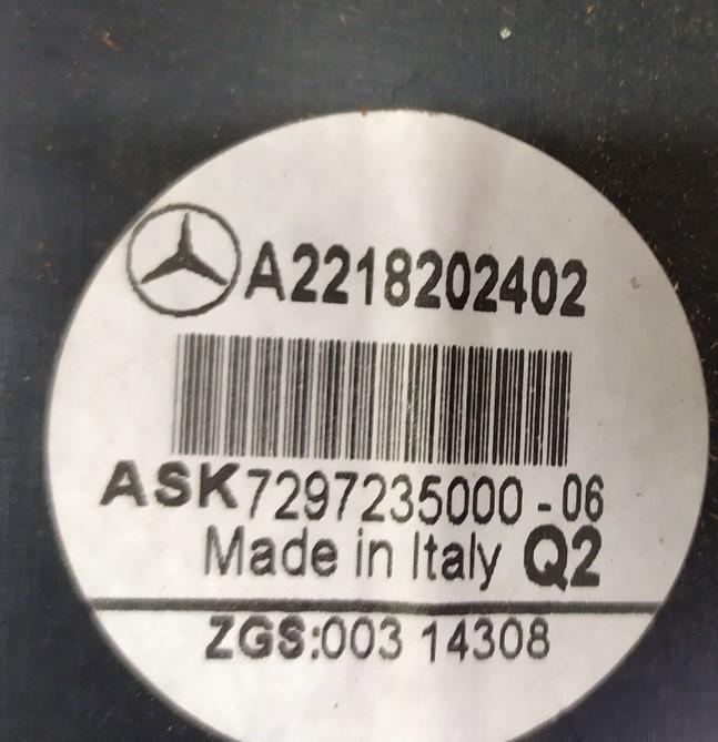 Mercedes S W221 05-13 3.0 CDI 235 HP automatic 173 kW 2987 cm3 Reproduktory A2218202402