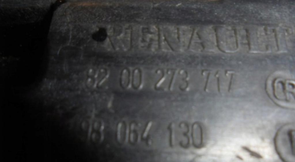 Renault Vel satis 2.2 DCI 150 hp 110 kW 2200 cm3 Potrubie sacie