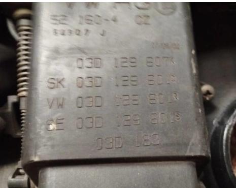 VOLKSWAGEN POLO 9N 1,2 obal filtra vzduchu 03D129601R  (Obaly filtrov vzduchu) kryt motora