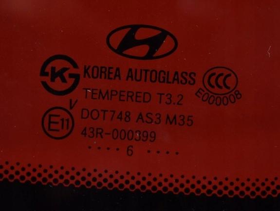 Hyundai Santa Fe II  5- sklo zadne leve