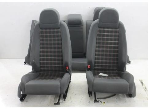 VW GOLF V GTI 03-09  Sedadlá, sedačky Sedadlo GTI  KOMPLET