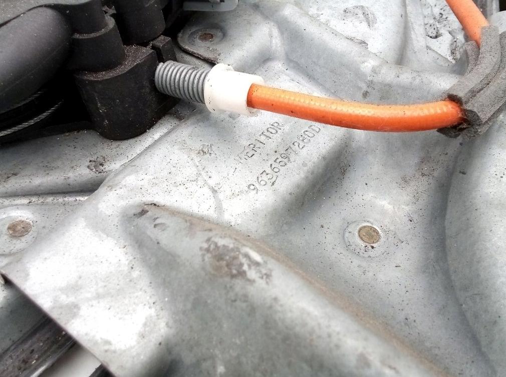 Peugeot 206 mechanizmus okna zad pravy 9636597280D