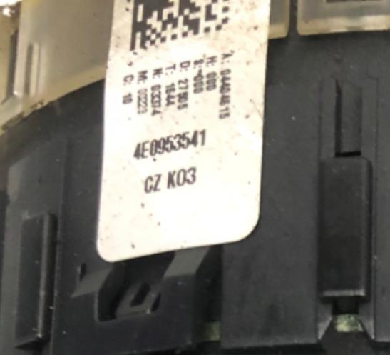 Audi A4 B7   AUDI A6 C6 Prepínač kombinovaný 4E0953541 (Prepínače, spínače, tlačidlá a ovládače kúrenia)