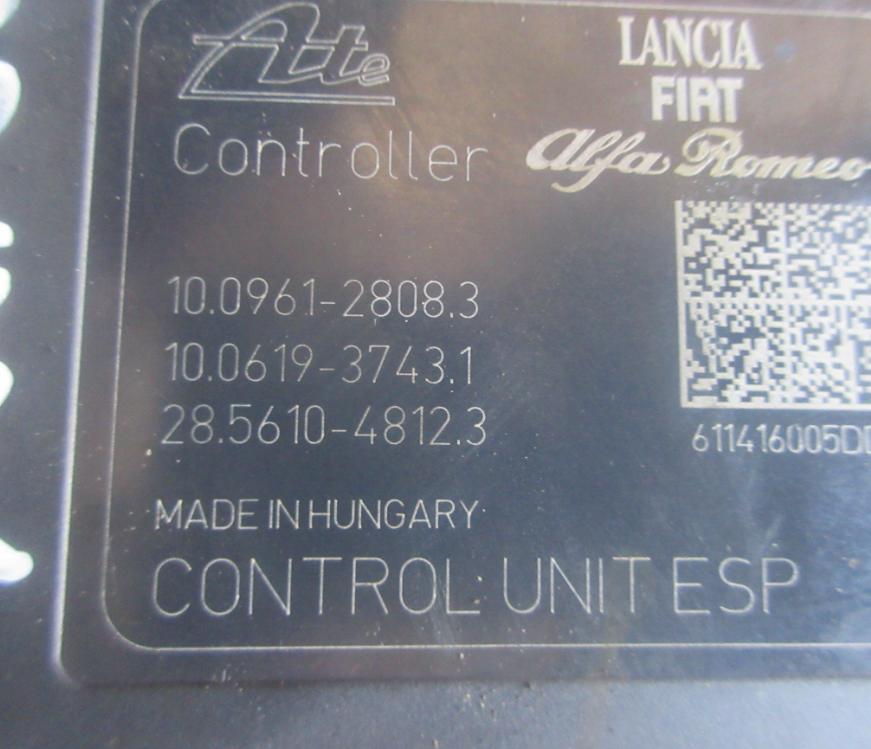 ALFA ROMEO GIULIETTA  Pumpa ABS 51901331    (Pumpy ABS)