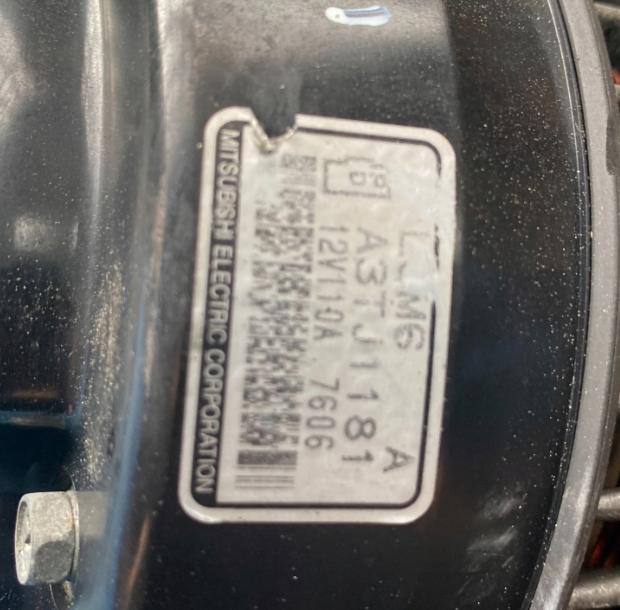 Mazda Cx-7 2.3 T 260 HP Alternator A3TJ1181 (Alternátory)