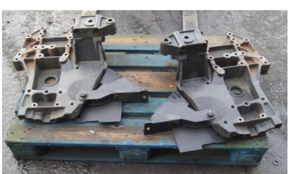  MAN TGX TGA TGS EURO 6 Ram držiak naraznika Pravy+ Lavy 81413133021 81413133020 