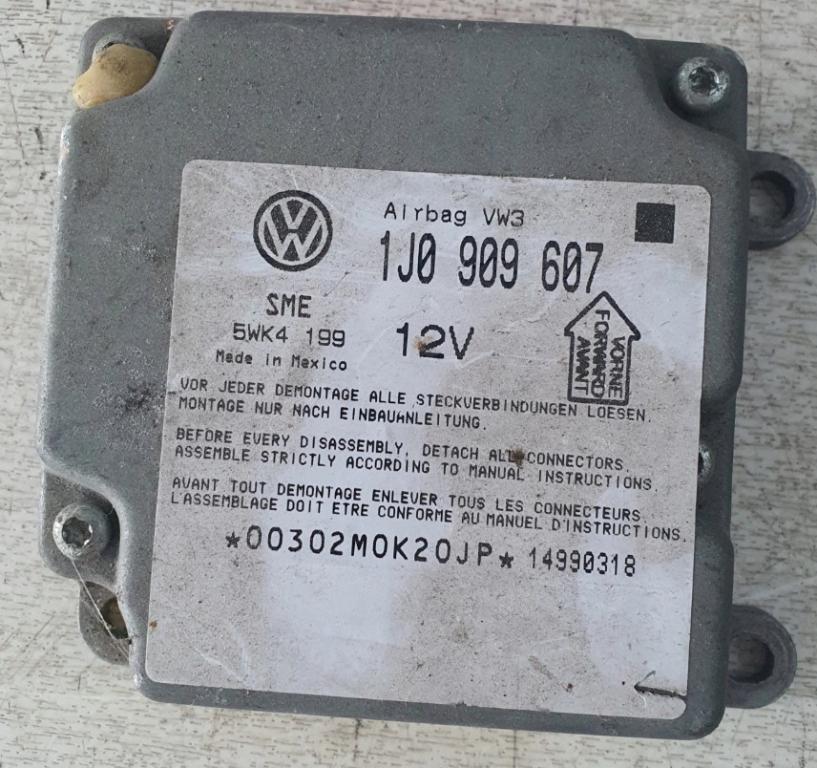 VW PASSAT B5 Modul airbag  1J0909607 