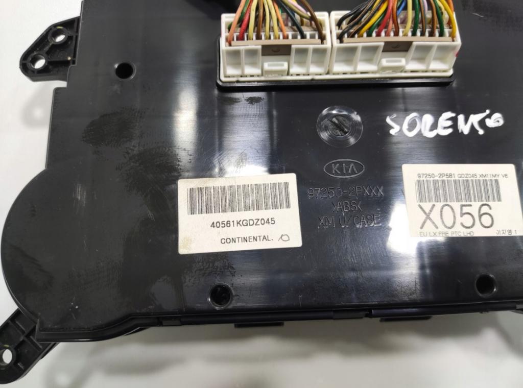 KIA SORENTO: II Panel klimatizácie kúrenia