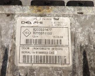 Renault Clio II riadiaca jednotka motora 8200331477 8200374150 DELPHI