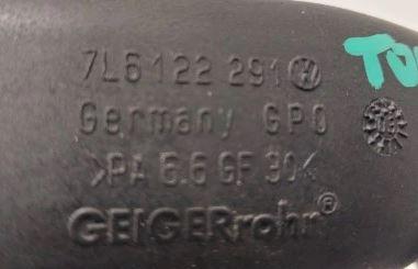 Vw Touareg 2003 rúrka Chladič: 7L6122291