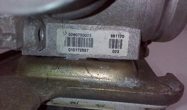 Alfa romeo 156 2.0 16v 155 HP manual 114 kW 1970 cm3 4- klapka 0280750023