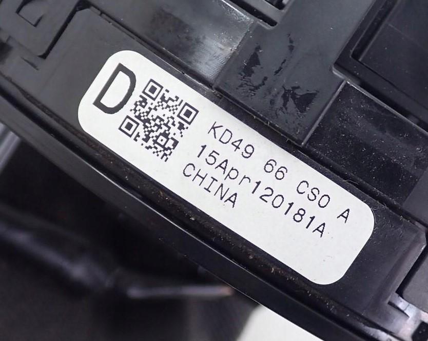MAZDA 3 III BM Krúžok, slimák airbag Snímač KD4966CS0A