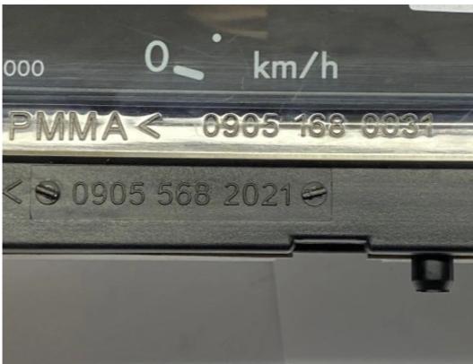 MERCEDES W168 pristrojova doska 09055682021