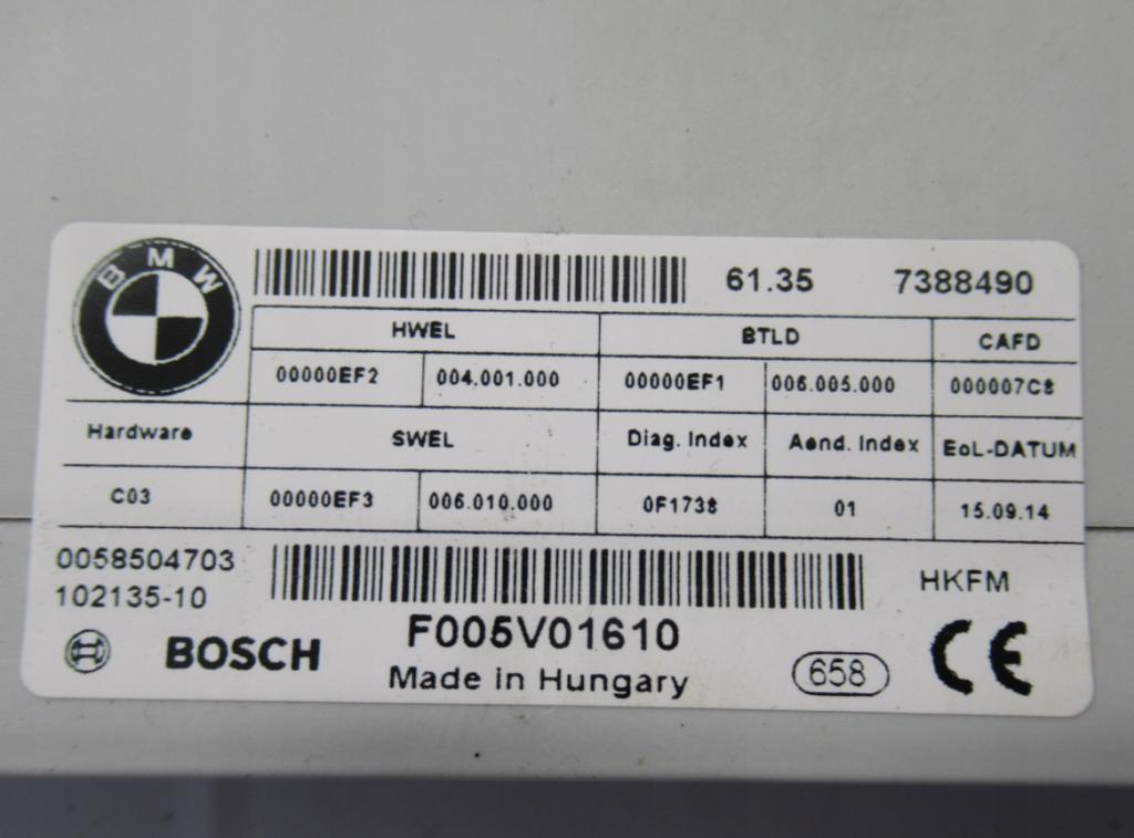 BMW X5 F15 XDRIVE 3.0B 306KM 13-18 Modul Riadiaca jednotka dverí 7388490