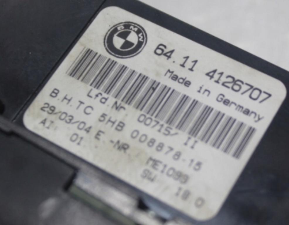 BMW E46 2003 85kW 1796 Panel ovládania kúrenia 64114126707