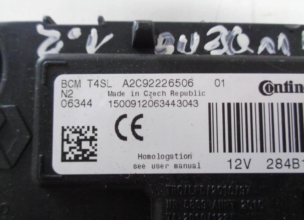 DACIA SANDERO II 12-20 MODUŁ BCM A2C92226506