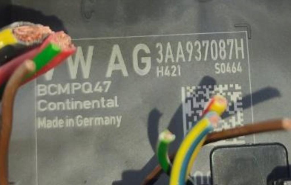 VW PASSAT B7 Modul komfortu 3AA937087H (Moduly komfortu)