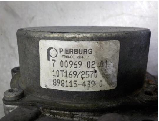 OPEL ASTRA J 1.7 CDTI A17DTR  Pumpa vákuová vákuum 7009690201 898115-4390