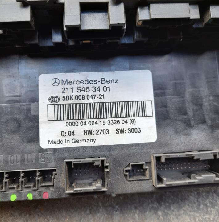 Mercedes E W211 2002-2009 2.7 CDI 177 HP automatic 130 kW 2685 cm3 4- modul riadiaca jednotka 2115453401