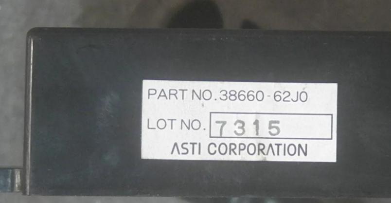 SUZUKI SWIFT MK6 Riadiaca jednotka Modul 38660-62J0